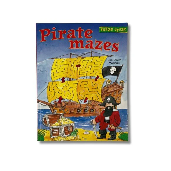 🍋 4/$20 Pirate Mazes | Kids Books Childrens Book - Picture 2 of 5